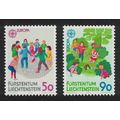 Liechtenstein Europa Children's Games 2v 1989 M...
