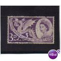 1958 GB Q.E.11 COMMONWEALTH GAMES 3D LILAC F/U ...