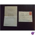 1944 GB King George VI Mourning Cover George W ...
