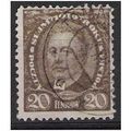 Mi 125: 20 f. brown Opening of the Polish Parli...