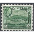 Antigua 1953 SG122 2c Green Fine Mounted Mint ...