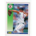 1992 Score Roger Clemens baseball card #21 – Re...