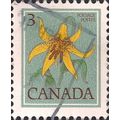 CANADA, FLOWERS, Canada Lily, green-grey 1979, 3c