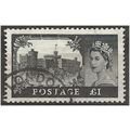 1955 SG539 £1 Black Waterlow Castle Fine Used ....
