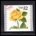 Used 3054 32c Yellow Rose Very Fine CNS 4455 PA...