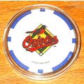 (1) Baltimore Orioles Poker Chip Golf Ball Mark...
