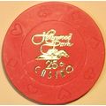 Hollywood Park. 25¢ Casino Chip. Inglewood, CA....