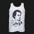 Byron T-shirt Vest Top Grey Medium Unisex Liter...