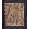 GB 1924 KGV 1/-d Bistre Brown Wmk 111 SG 429 ( ...