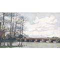 Longham Bridge near Wimborne Dorset Postcard (D...