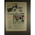 1960 Zeiss Contaflex Super Camera Ad, Does it Like This