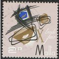Malta 1966 10th Trade Fair 2d Multicoloured SG3...