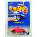 Hot Wheels 3-Window '34 #451 Pink Die-Cast Car ...