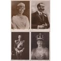 King George V Queen Mary 4x Real Photo Old Post...