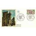 1974 Salers, Cantal, Salers Postmark, France, FDC