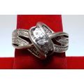 Womens 6.5 Silver 925 Ring 5.02g Grams Bow Tie ...