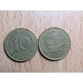 1984d 10 Pfennig Germany Coin