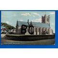 Postcard Parish Church Aberystwyth Cardiganshir...