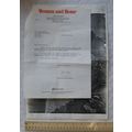 1985 Woman & Home letter & copy pattern Country...