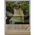 Vintage: Pretty Pastels, sweater & ribbed skirt...