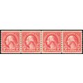 599A, Mint VF+ NH Coil Line Strip of Four With ...