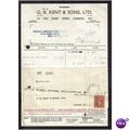 G B KENT & SONS LTD ,OLD BOND ST,LONDON,W1, 31J...