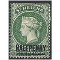 St Helena 1884 SG36 1/2d Green Mounted Mint. .