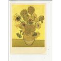 VAN GOGH "Sunflowers" Postcard by Hazan (3)