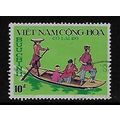 VIETNAM 1974 VIETNAMESE SAMPAN WOMEN 10p SAMPAN...