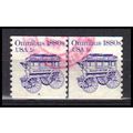 Used 1897 1c Omnibus Fine CNP Left 4 PA0293