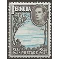 Bermuda 1941 SG113a 2 1/2d Light Blue & Sepia-B...