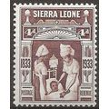 Sierra Leone 1933 SG173 4d Brown Centenary Moun...