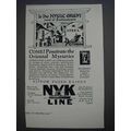 1927 NYK Line Ad - Penetrate the Oriental Mysteries