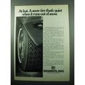 1969 Seiberling Four Seasons Tire Ad - Snow Tire Quiet