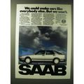 1990 Saab 9000 Turbo Car Ad - We could make car...