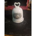 Ceramic Bell Snow Scene