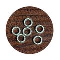 Sterling Silver 6mm Twisted Closed Ring Soldere...