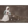 Children as WW1 Soldier Red Cross Nurse Dog Ant...