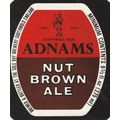 BEER BOTTLE LABEL - ADNAMS BREWERY - NUT BROWN ...