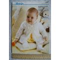 Vintage: Robin 13506 matinee coat, 3 ply, 17-19...