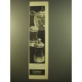 1961 Cartier Advertisement - Jam Jar, Pepper Mill and Salt Shaker