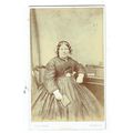 Victorian cdv photo stout woman seated Weymouth...