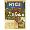 Rici Via Arth Coldau 1904 Train Timetable Switz...