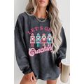 Gray Lets Get Cracking Nutcracker Graphic Corde...