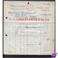 LANGLEY-SMITH & CO LTD,FENCHURCH,LONDON ,EC3, 8...