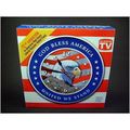 American Eagle Wall Clock, 8" Diameter, Patriotic
