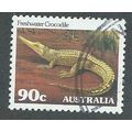 AUS 1981 90c 'FRESHWATER CROCODILE' FINE USED (...