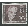 BERLIN -1961 20pf ''LOUISE SCHRODER' FINE USED ...