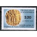 1990 Andorra - Sc# 398 Mint NH - Church coin 3....