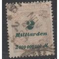 Mi 326AW used 1923 Cat € 11